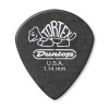Dunlop Tortex Pitch Black Jazz III 1.14mm Plectrums, Pack of 12 
