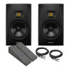 Adam T7V Active Studio Monitor Bundle With Pads and Cables 