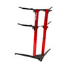 STAY PIANO 120002 Two Tier Heavy Duty Keyboard Stand, Red 