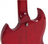 Vintage VS6 Reissued Electric Guitar, Cherry Red 