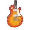 Vintage V100 Reissued Electric Guitar, Flamed Honeyburst 