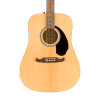 Fender FA-125 Dreadnought Acoustic Guitar with Gigbag, Walnut Fingerboard, Natural 