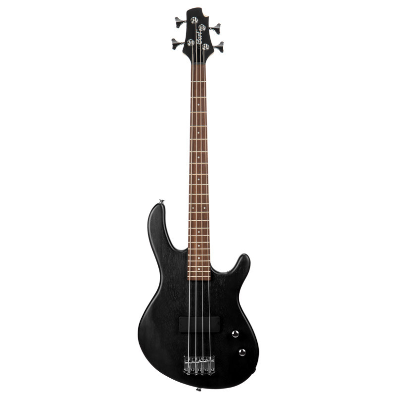 L） Cort ACTION エレキベース 木目 bass 動作未確認 Cort Action Junior Electric Bass Guitar, Open Pore Black