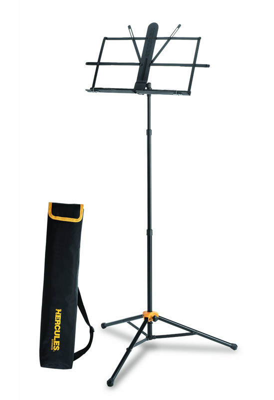 Hercules BS118BB Sheet Music Stand With EZ Grip And Carry Bag