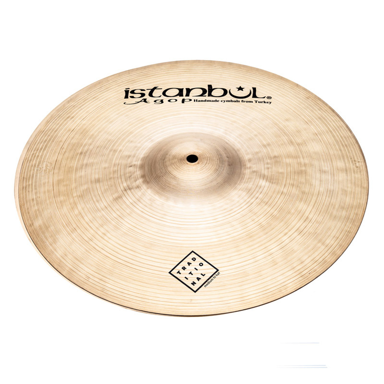 Istanbul Agop 14 Inch Traditional Medium Hi-Hat Cymbals - Absolute