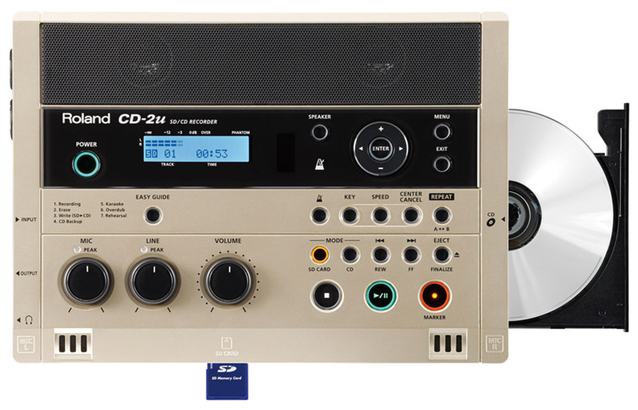 Roland CD-2u SD/CD Recorder - Absolute Music