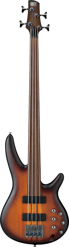 Ibanez SRF-700 フレットレスベース Ibanez SRF700-BBF Fretless Bass, Brown Burst Flat - Absolute Music