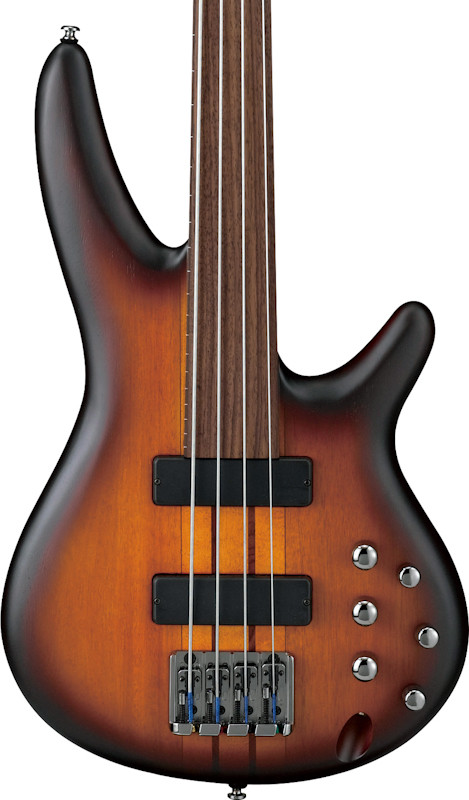 Ibanez SRF700-BBF Fretless Bass, Brown Burst Flat - Absolute Music