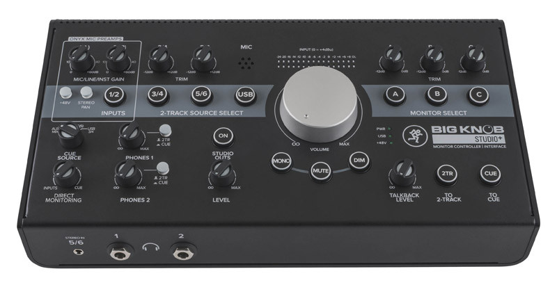 Mackie Big Knob Studio Plus USB Interface and Monitor Controller 