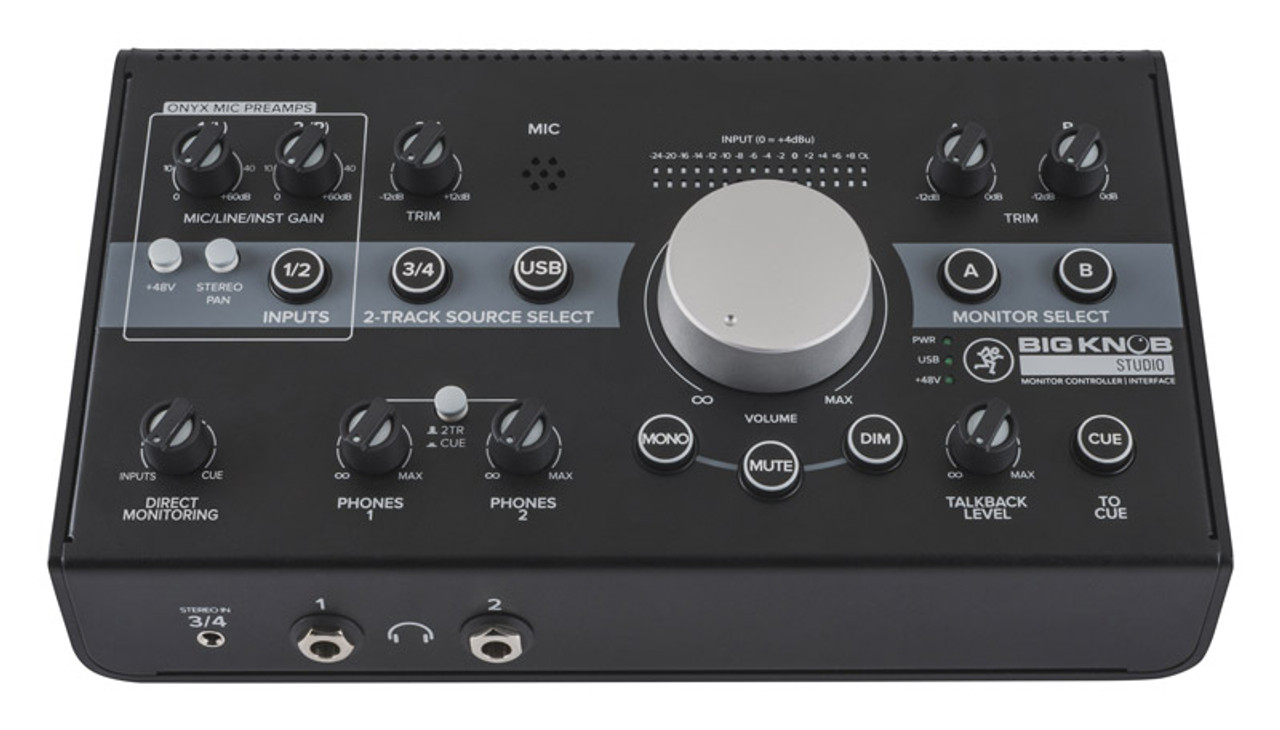 Mackie Big Knob Studio USB Interface and Monitor Controller