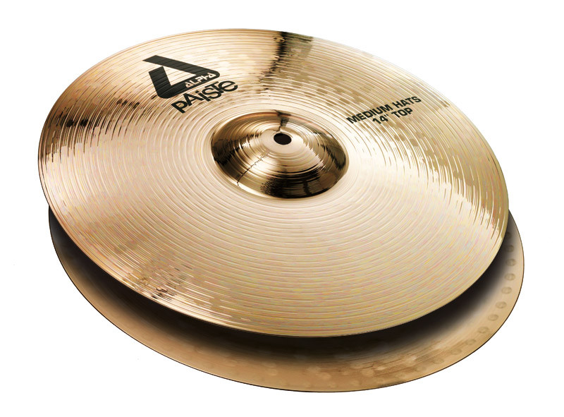 Paiste Alpha 14 Inch Brilliant Medium Hi-Hats - Absolute Music
