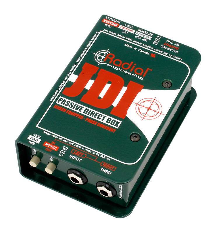RADIAL JDI パッシブ DI ダイレクトボックス Radial JDI Passive direct box - mono - Absolute Music