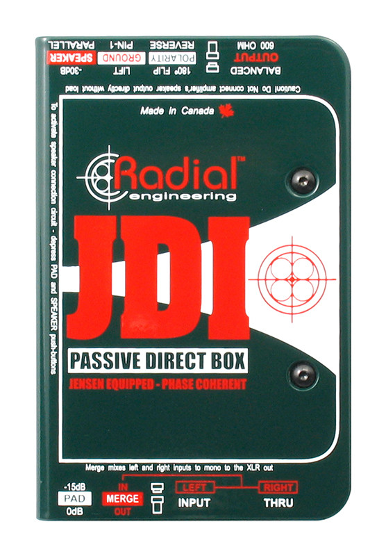 Radial JDI Passive direct box - mono - Absolute Music