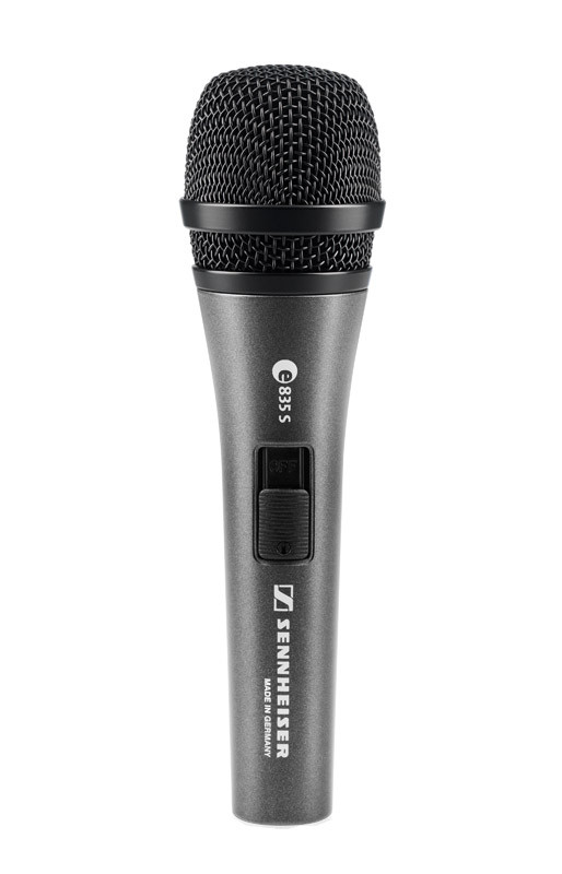 Sennheiser e835S（スイッチ付き）マイクスタンド付き Sennheiser e835S スイッチ付ボーカルダイナミックマイク / ベース専門
