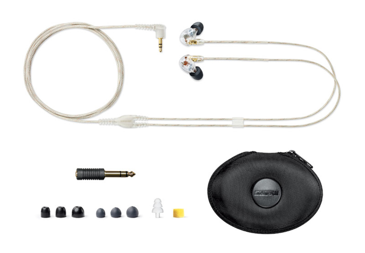 Shure SE425 Sound Isolating Earphones, Clear - Absolute Music