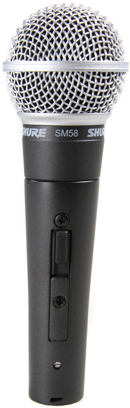 Shure SM58S dynamic microphone (switched) - Absolute Music