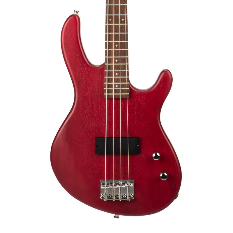 Cort Action Junior Bass Guitar, Open Pore Black Cherry - Absolute Cort Action Junior Bass Guitar, Open Pore Black Cherry - Absolute