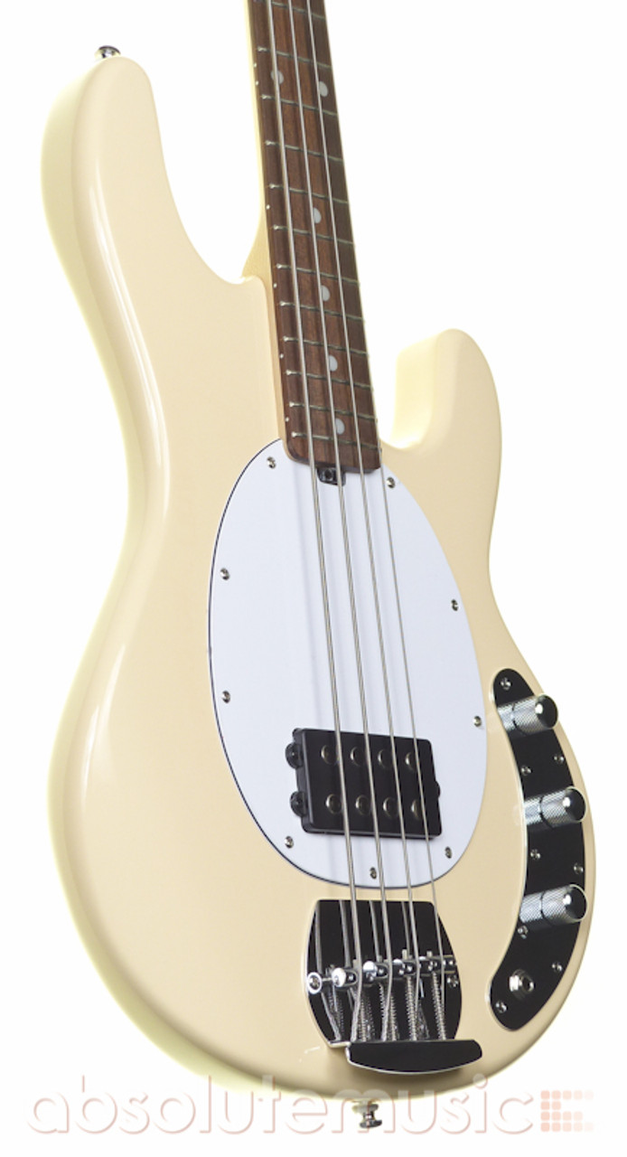 Sterling By Musicman SUB RAY4 Bass Guitar, Vintage Cream