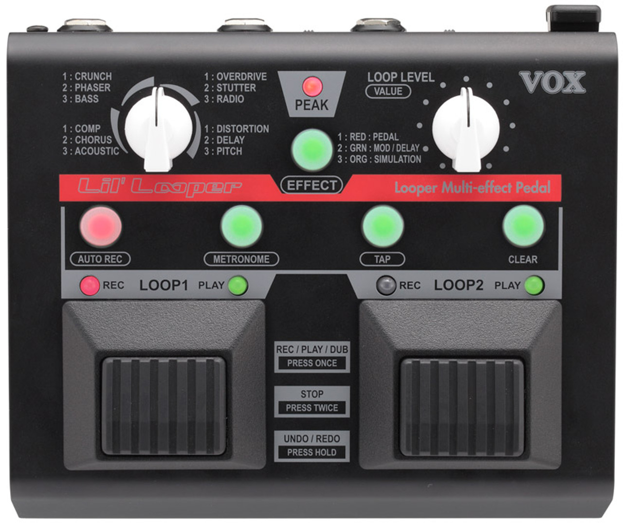 VOX Lil Looper Multi Effect Pedal with Looper - Absolute Music