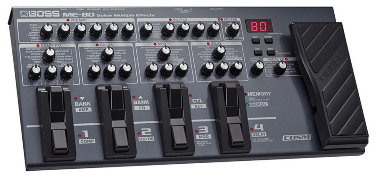 Boss ME-80 Guitar Multi Effects Pedal