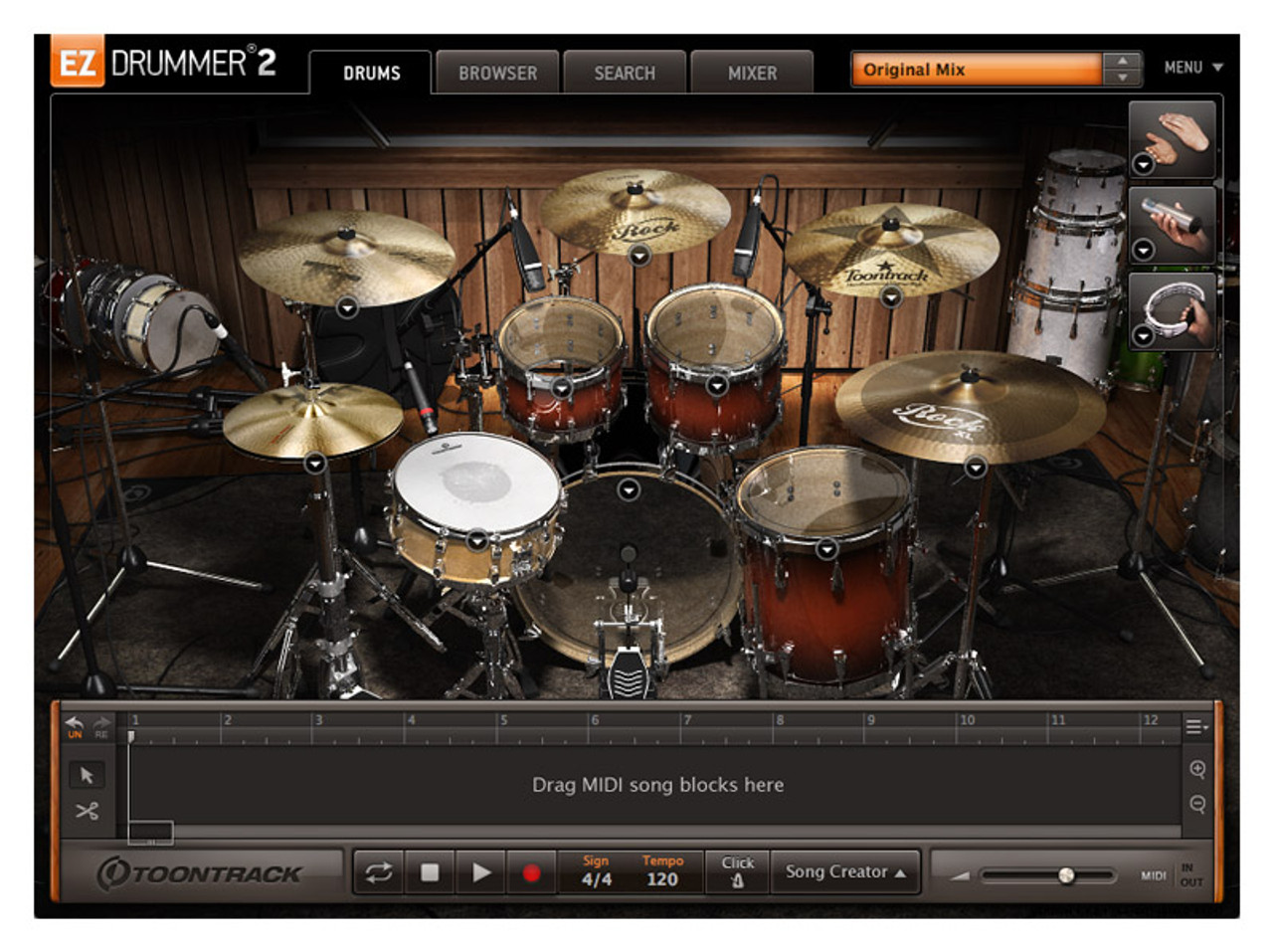 ezdrummer midi library location