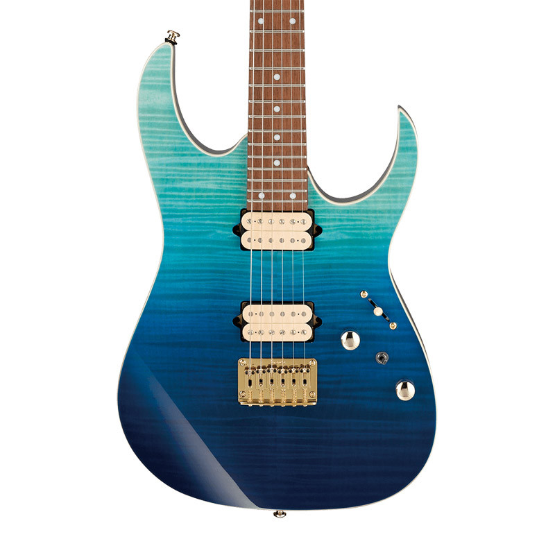 Ibanez RG Standard RG421HPFM-BRG Electric Guitar, Blue Reef