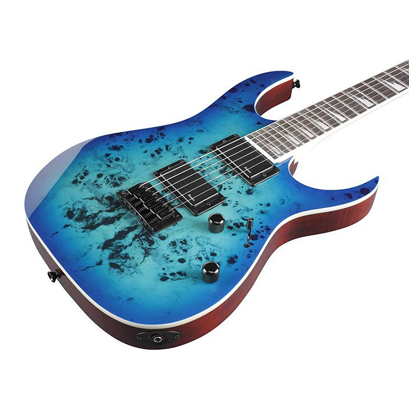 Ibanez RG Gio GRGR221PA-AQB Electric Guitar, Aqua Burst - Absolute