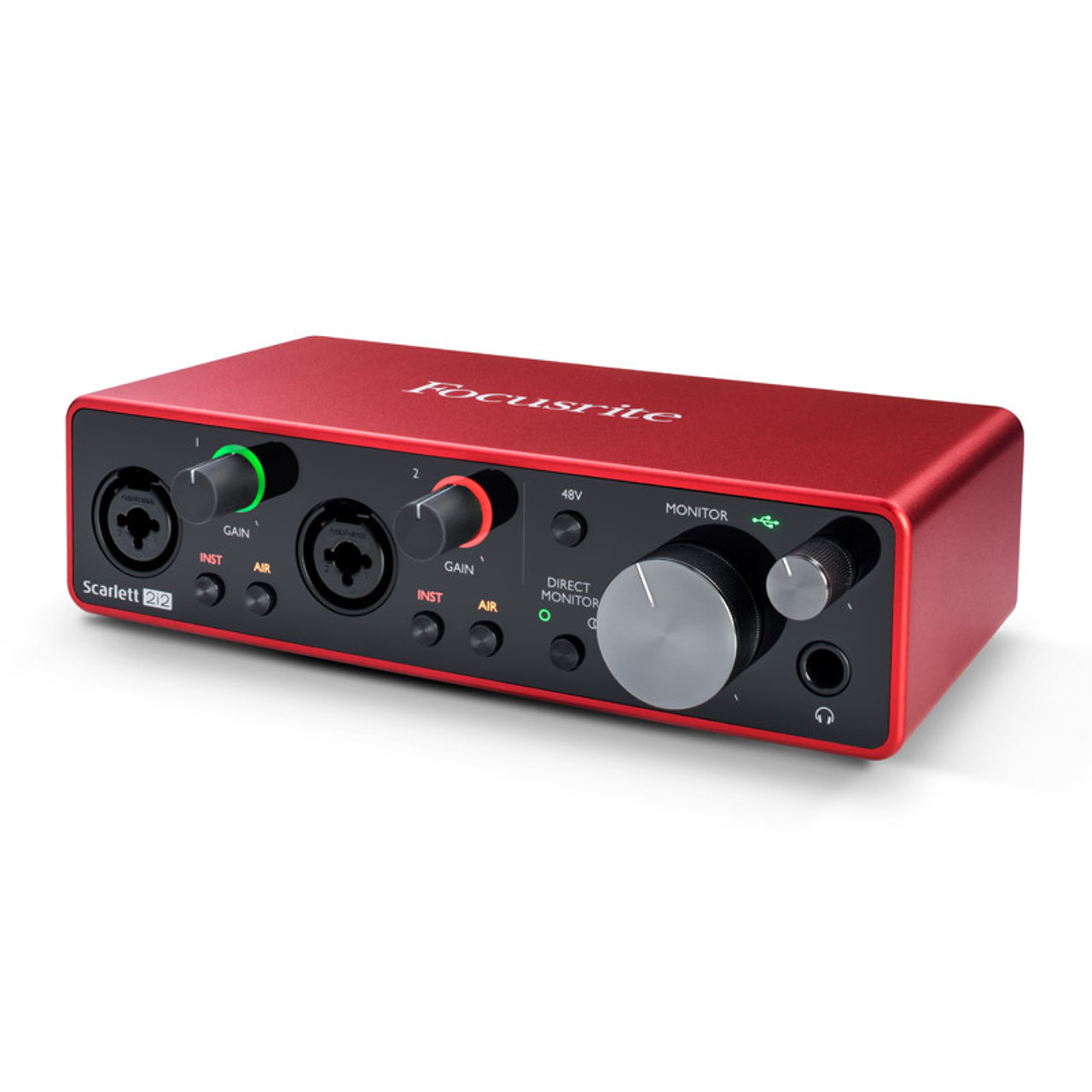 Focusrite Scarlett 2i2 Studio (3rd Gen) USB Audio Recording Bundle