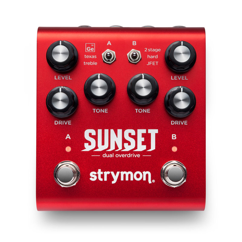 Strymon Sunset Dual Classic Overdrive Effects Pedal - Absolute Music Strymon Sunset Dual Classic Overdrive Effects Pedal - Absolute Music