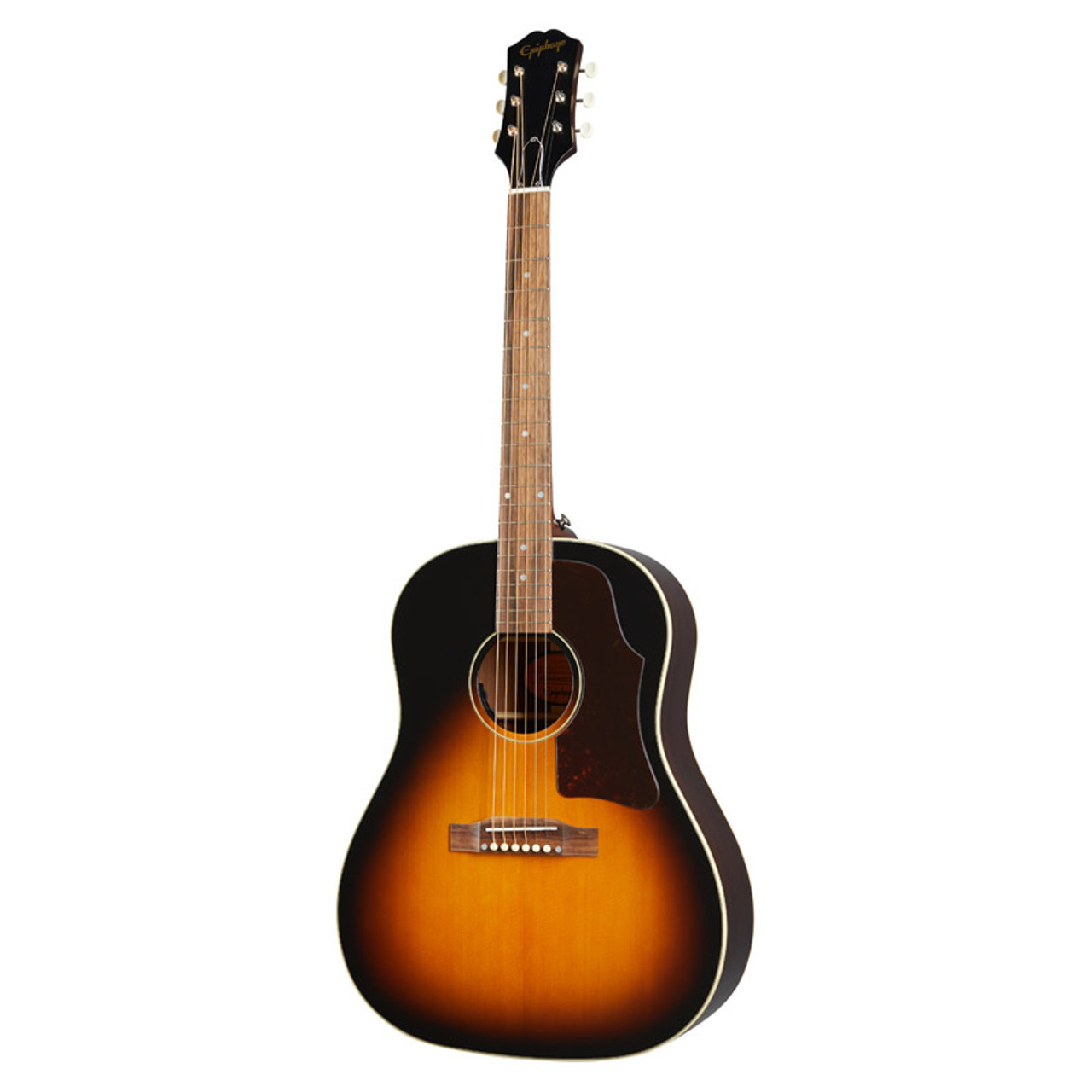Epiphone J-45 Electro Acoustic Guitar, Aged Vintage Sunburst Gloss