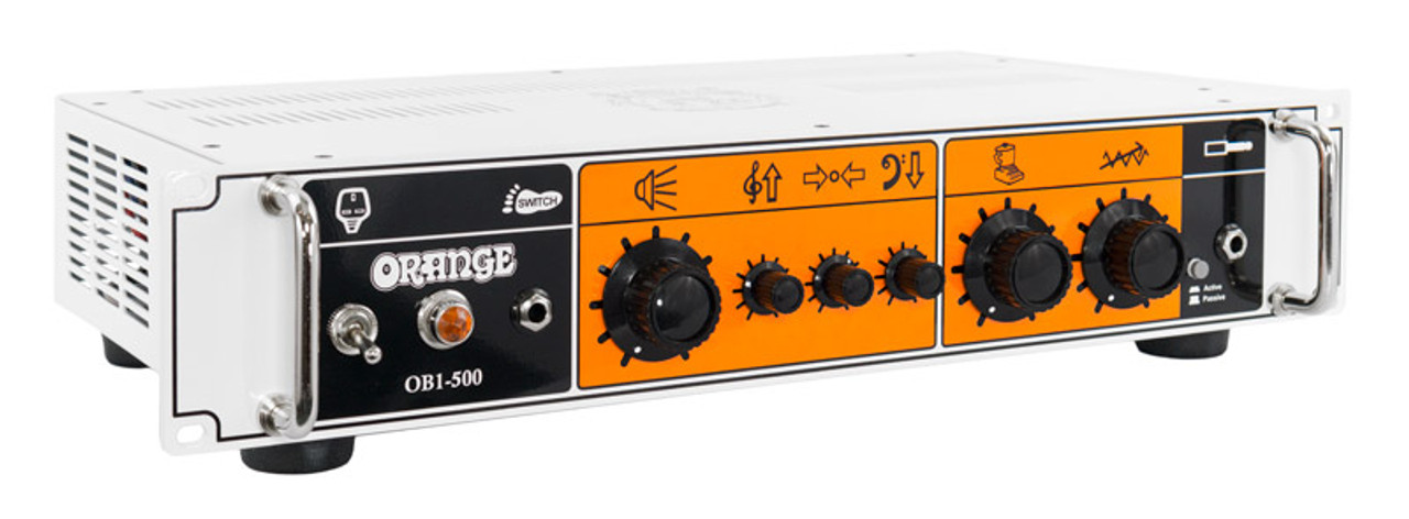 140☆Orange オレンジ ベースアンプ AMPLIFIER HEAD OB1-500 100V▽3U