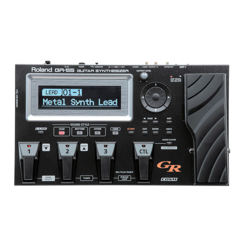 Roland GR-55S-GKBK Guitar Synth, Black (pickup included