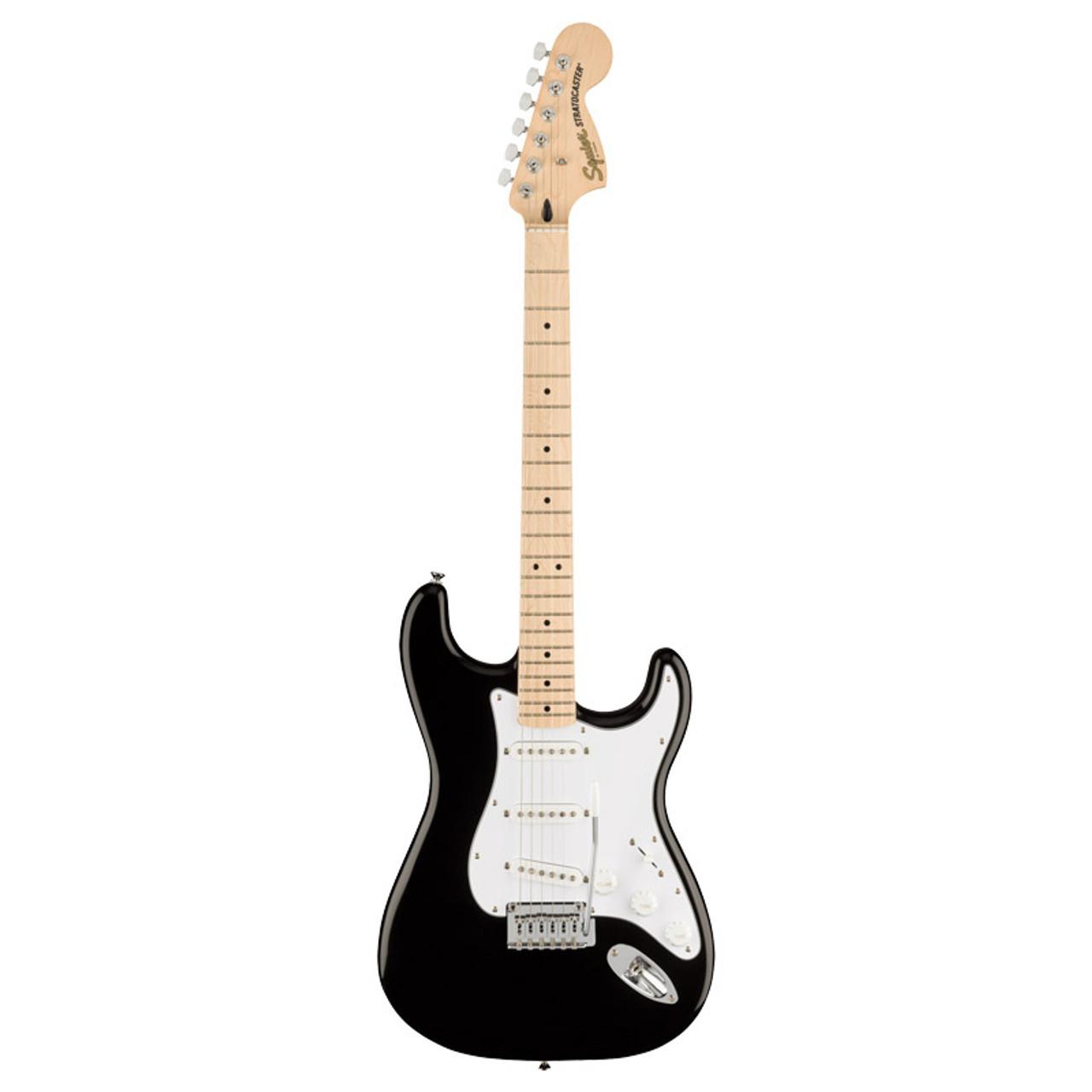 Fender Squier Affinity Series Stratocaster Electric Guitar, Black