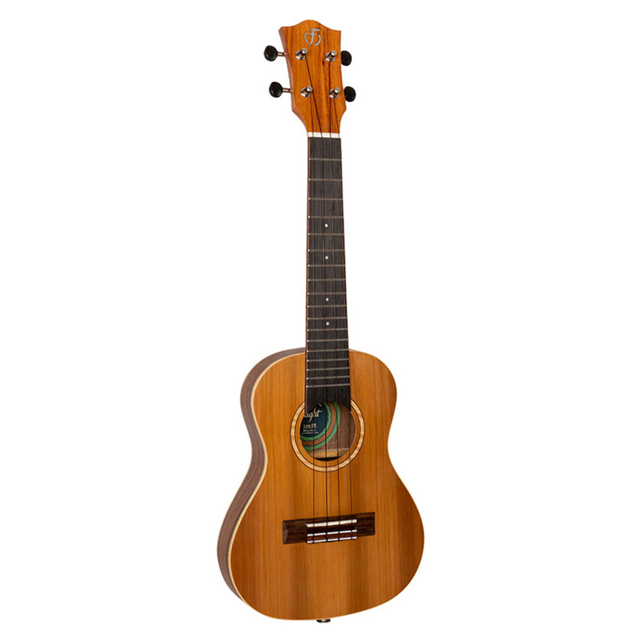 Flight Leia Concert Electro Thinline Ukulele, Cedar - Absolute Music