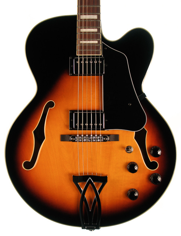 Ibanez Artcore AF75-BS Hollow Body Electric Guitar, Brown Sunburst