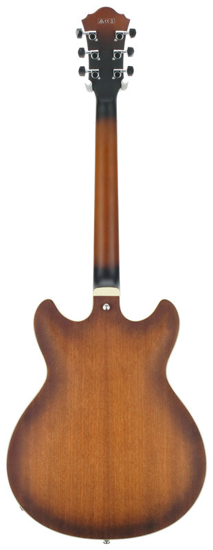Ibanez AS53-TF Artcore Hollow Body Electric Guitar, Tobacco Flat