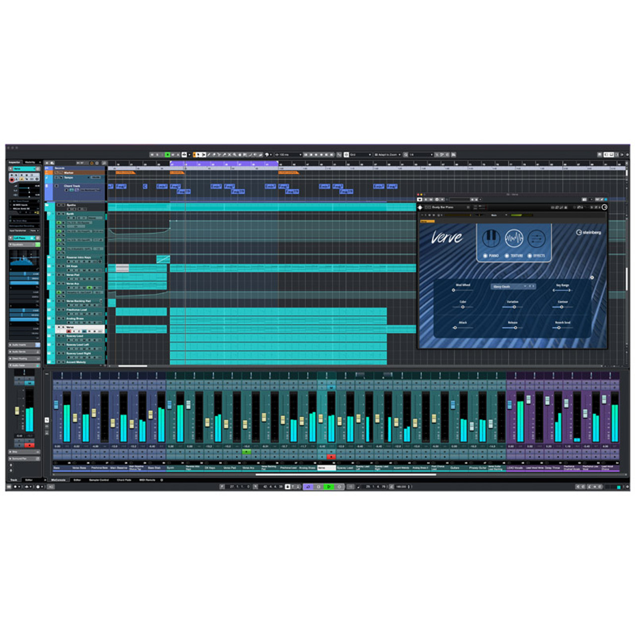 Steinberg Cubase Pro 12 Audio/MIDI Recording Software - Absolute Music