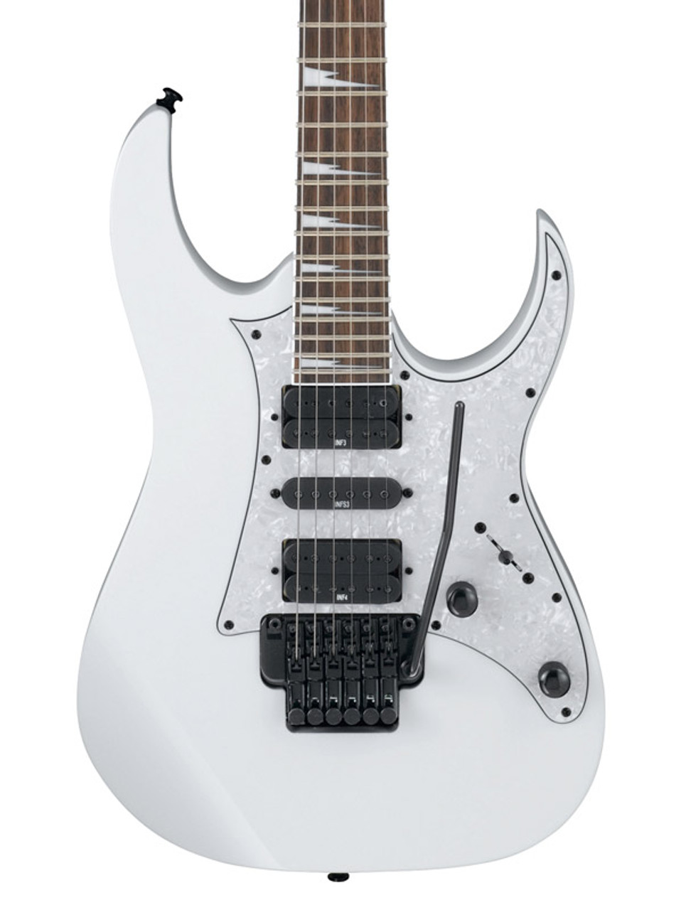 Ibanez RG350DXZ-WH RG Series Electric Guitar, White - Absolute Music