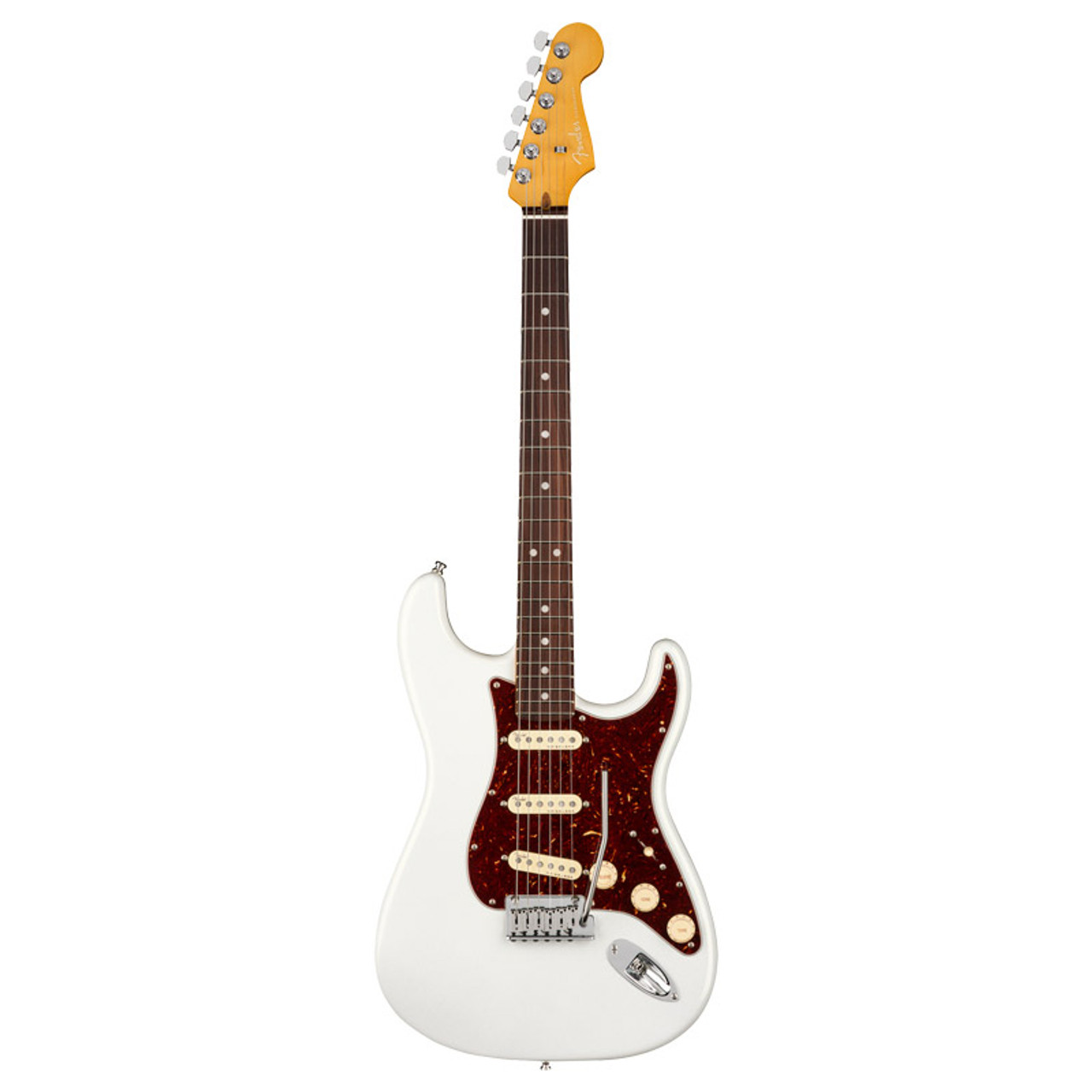 Fender American Ultra Stratocaster Electric Guitar, Arctic Pearl