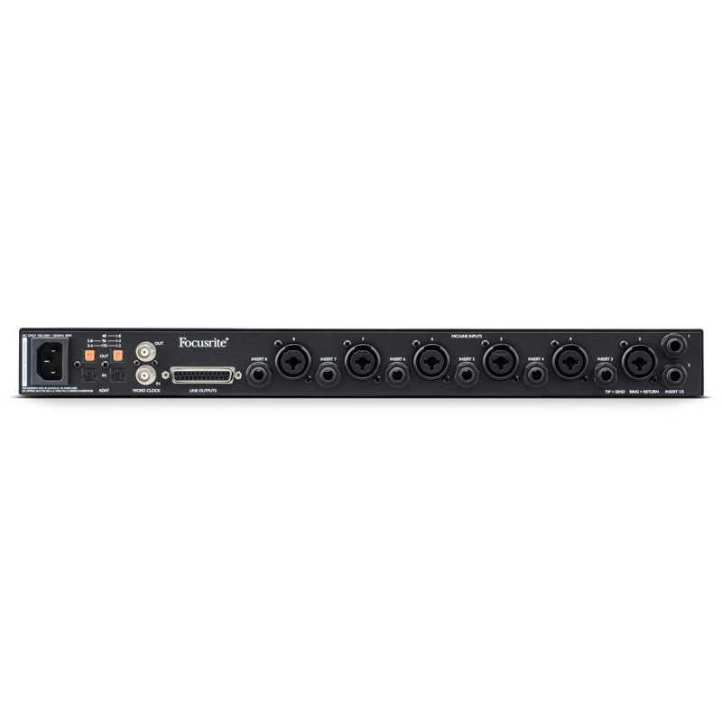 Focusrite Clarett+ Octopre 8 Channel Mic Preamp - Absolute Music