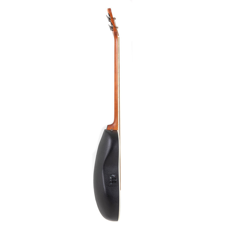 Ovation AEB4 Mid Cutaway 4-string Bass, Multi Soundhole