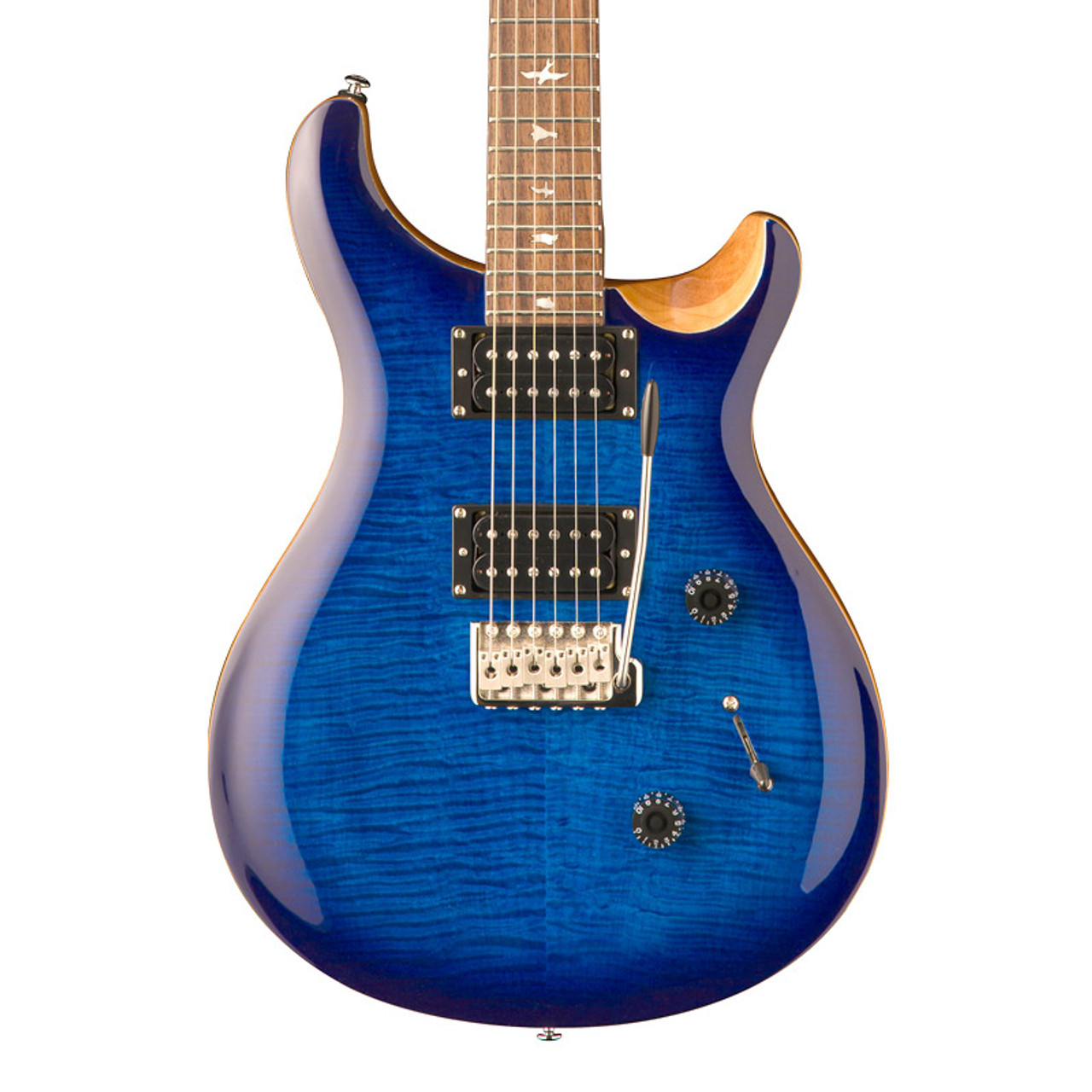 PRS SE Custom 24 2023 Electric Guitar, Faded Blue - Absolute Music