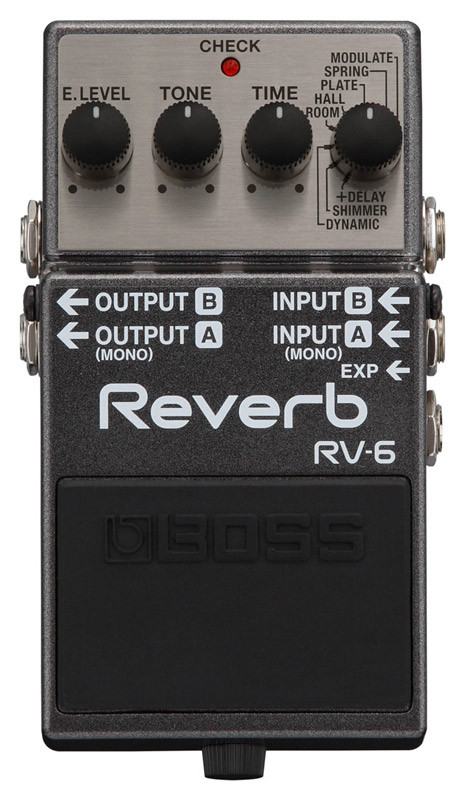 BOSS RV-6 Reverb エフェクター Boss RV-6 Reverb Effects Pedal - Absolute Music