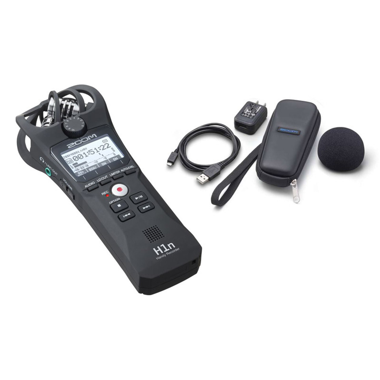 Zoom H1n-VP Value Pack Portable Recorder with Accessories