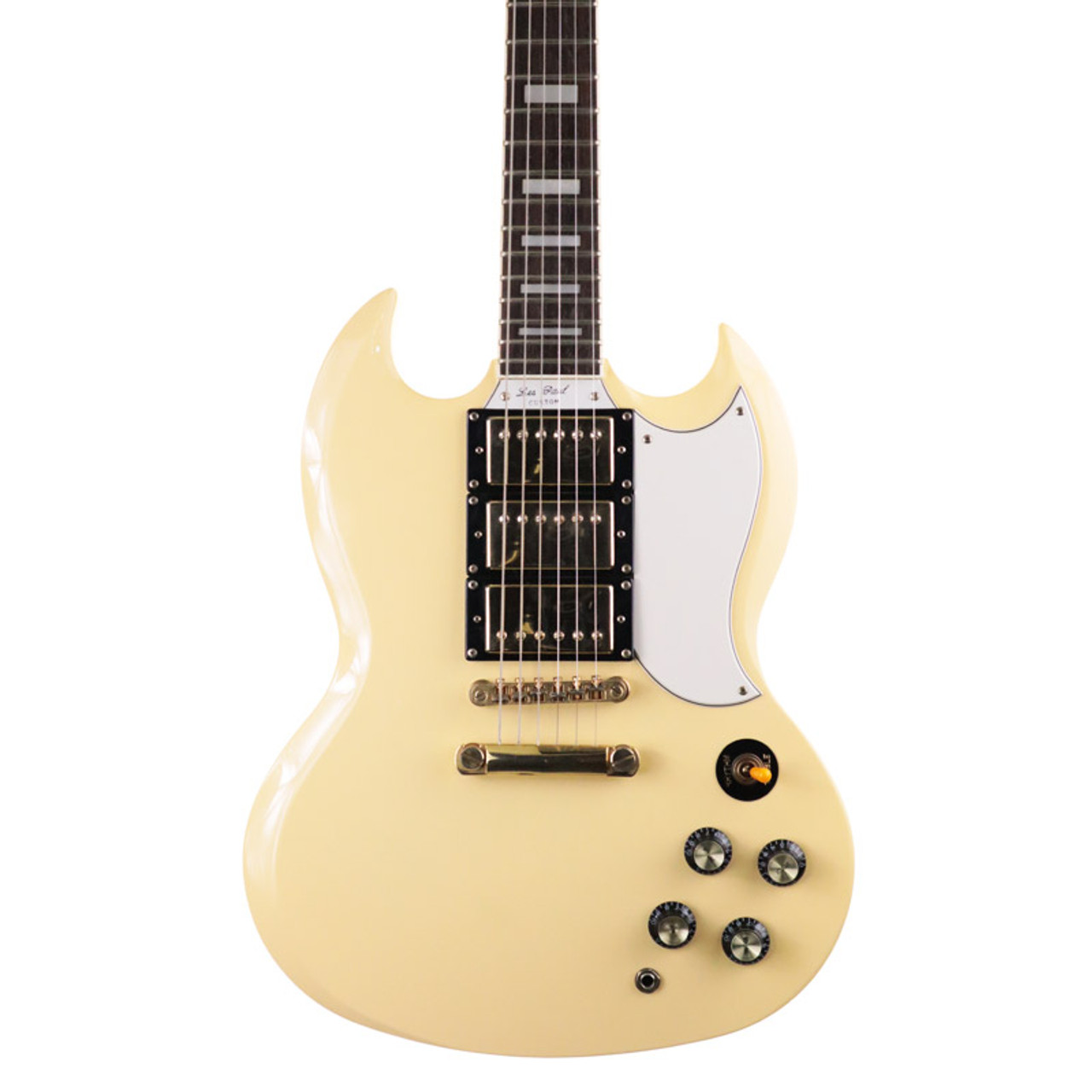 Epiphone G-400 SG Electric Guitar, Les Paul 3 Pickup, Ivory (pre-owned)