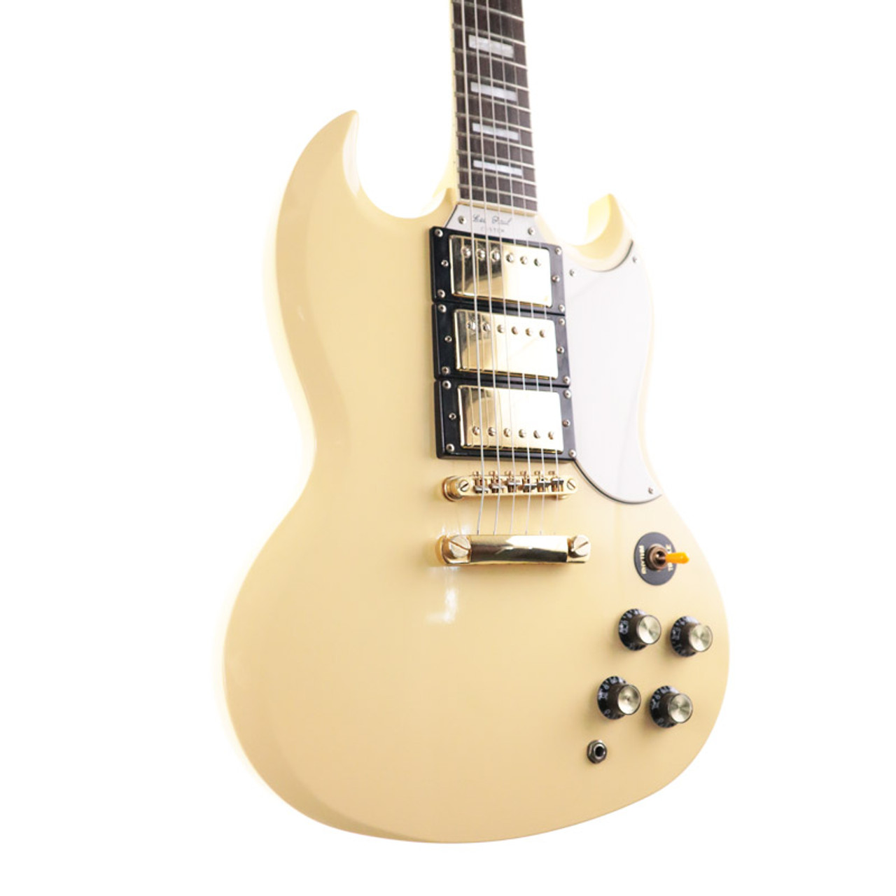 Epiphone G-400 SG Electric Guitar, Les Paul 3 Pickup, Ivory (pre