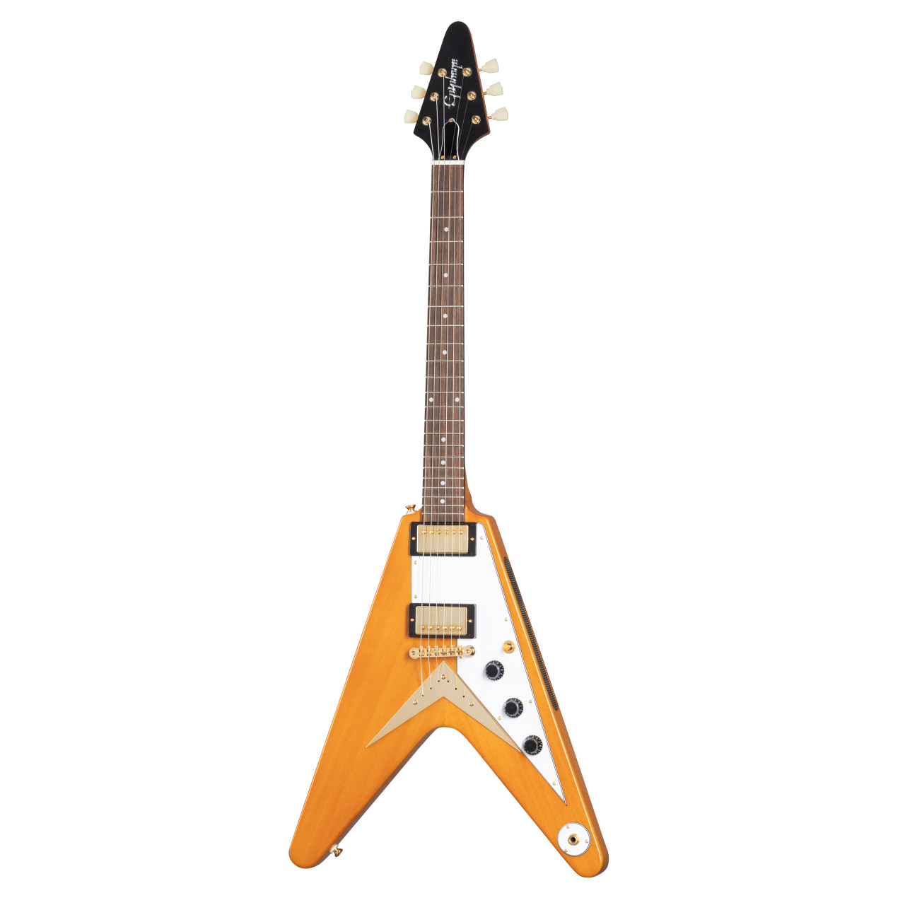 【買取格安】Epiphone 1958 Korina Flying V フライングV コリーナ ナチュラル セットネック Groverペグ Gibson FV エピフォン