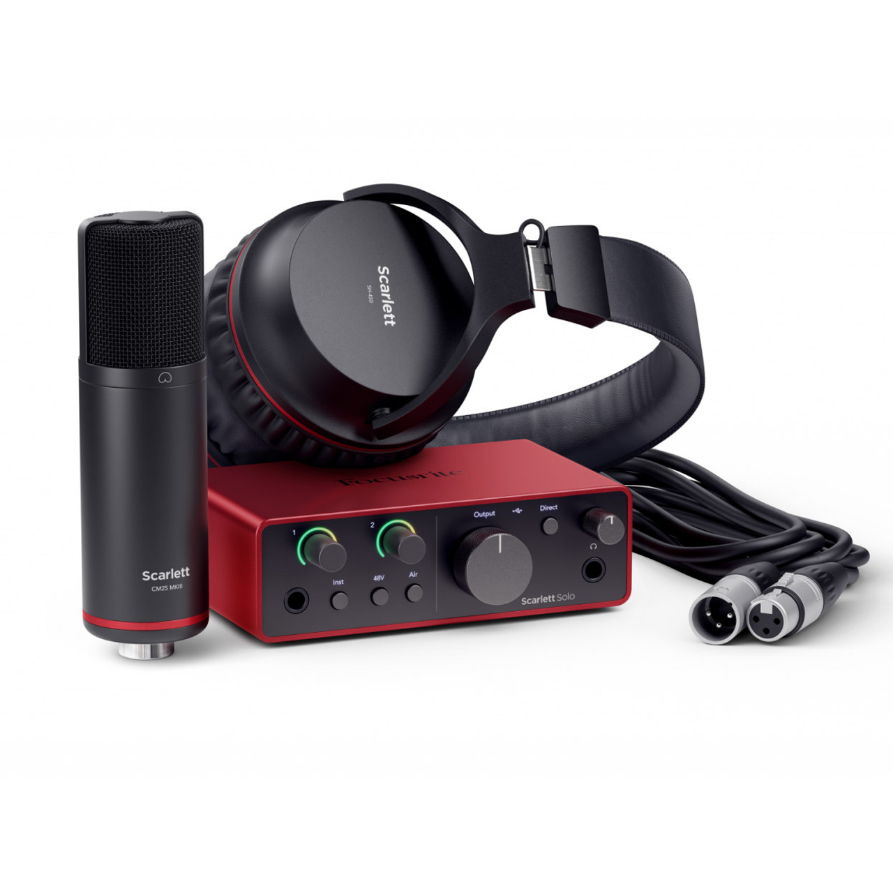 Focusrite Scarlett Solo Studio (4th Gen) USB Audio Recording