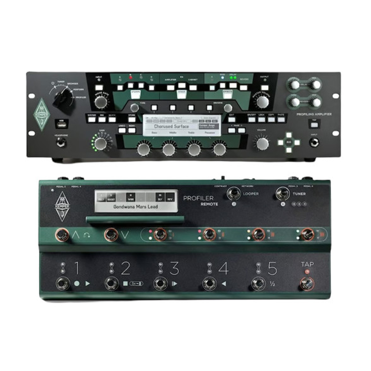 Kemper Profiler Rack & Remote Amp Modeller, Black - Absolute Music