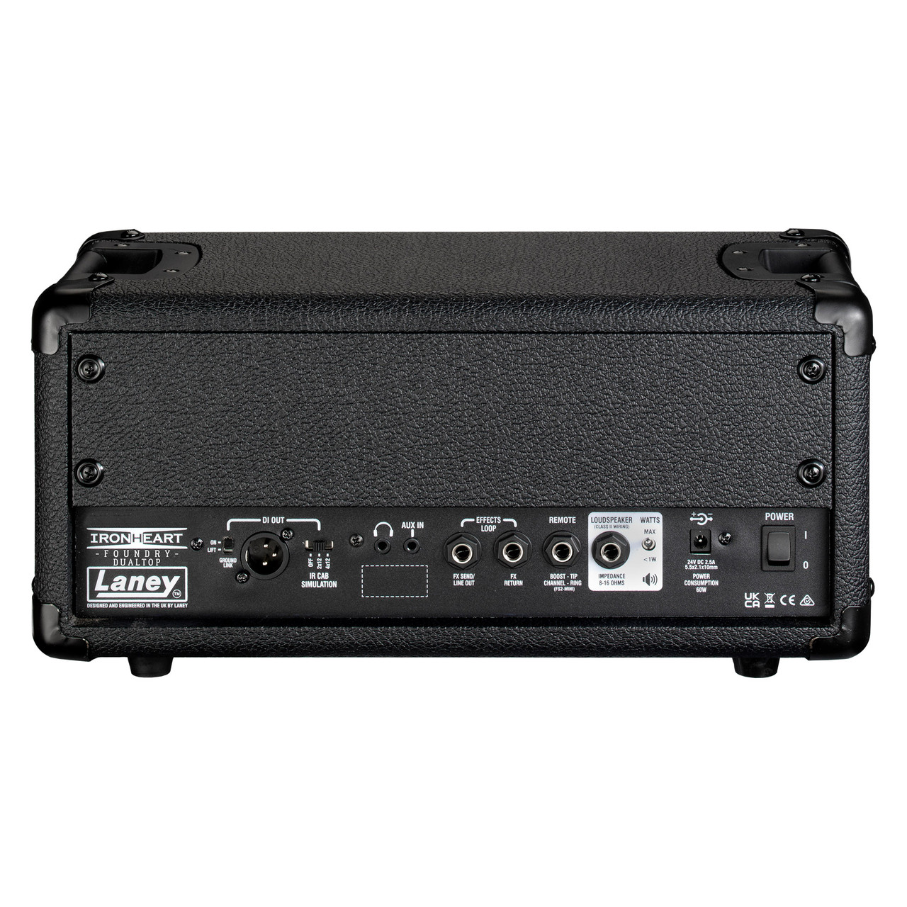 Laney Ironheart Foundry Series IRF-Dualtop 60w Guitar Head Laney Ironheart Foundry Series IRF-Dualtop 60w Guitar Head